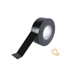 UV-Gewebeband gl&auml;nzend schwarz 50mmx50m Sorte K365