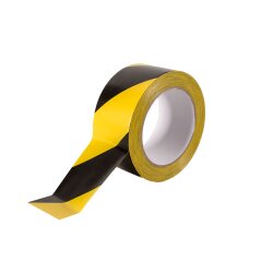 PVC-Warnband schwarz-gelb 50mmx33m Sorte K451
