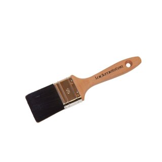 Profi-Flachpinsel schwarze Borste rostfrei 50mm