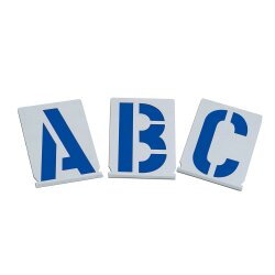 Signierschablonen A-Z 300mm Großbuchstaben