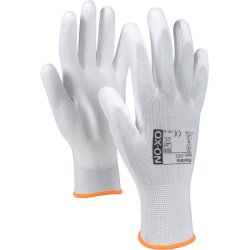 PU-Arbeitshandschuh weiß Gr. 9