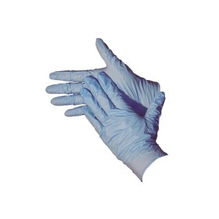 Einweg-Nitril-Handschuh blau