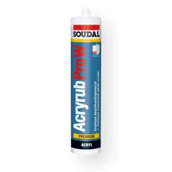 Soudal Acryrub Pro W Acryldichtstoff Kartusche 310ml...