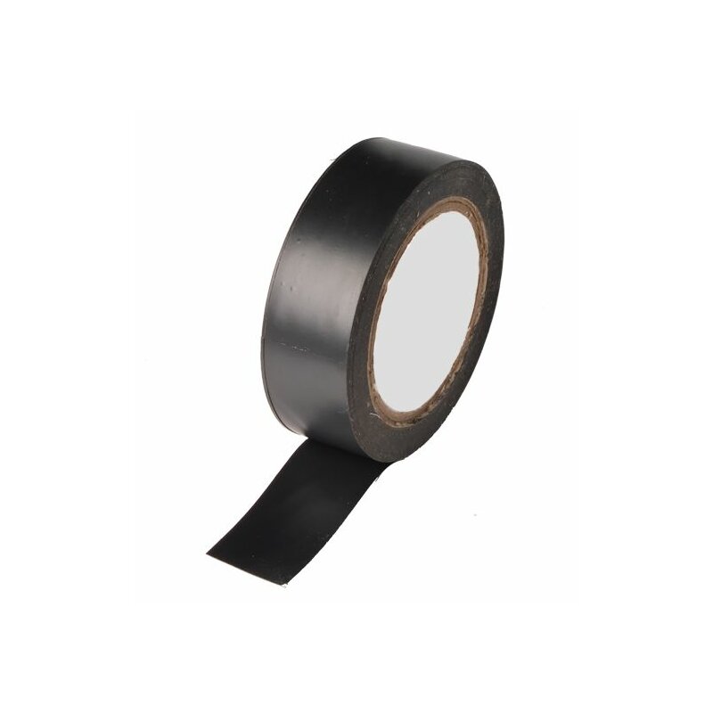 Baumwoll-Isolierband schwarz 25mm/25m, mit alterungsbeständigen