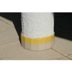 UV-PVC-Band gerillt gelb 1330mmx33m Sorte K422