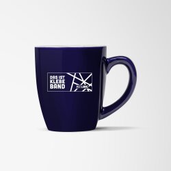 HALBIG-Tasse "Das ist Klebeband" dunkelblau