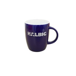 HALBIG-Tasse dunkelblau