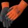 Basic-Winterhandschuh orange/grau Gr. 8