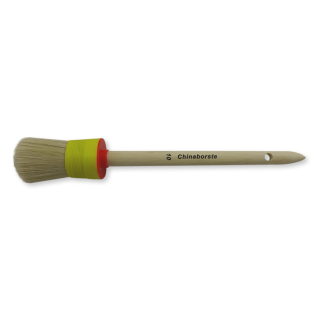 Standard-Ringpinsel metallfrei helle Borste Gr. 8