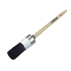 Elite-Ringpinsel schwarze Borste rostfrei Gr. 8