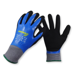 Nitril-Handschuh blau