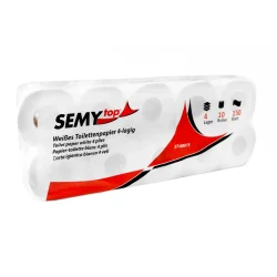 Weichpapier 4-lagig, 10 Rollen, á 150 Blatt...