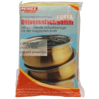 Lurex-Universalschwamm 130x90mm, kratzfrei